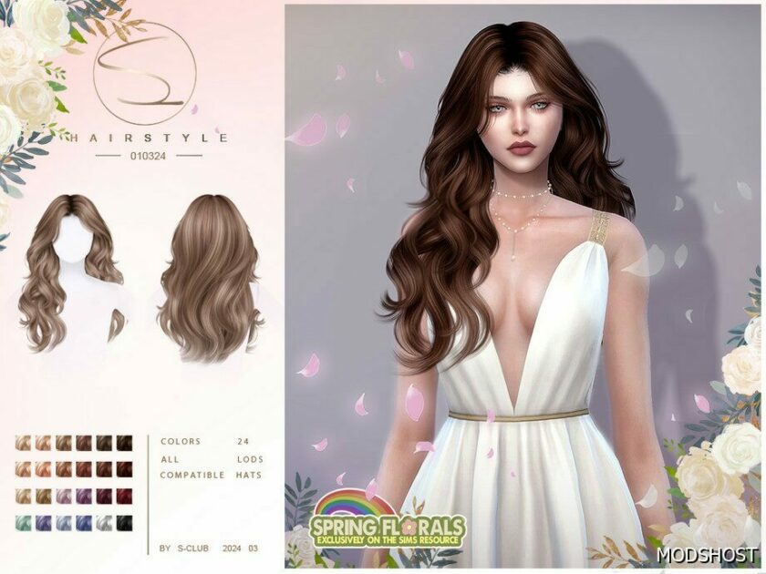Sims 4 Curly Hair 010324 mod