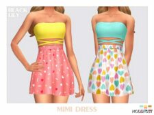 Sims 4 Mimi Dress mod