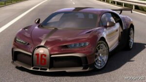 ETS2 Car Mod: 2021 Bugatti Chiron V2.2 1.49 (Image #2)