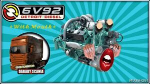 ATS Detroit Diesel 6V92 Sound with Mouth 1.49 mod