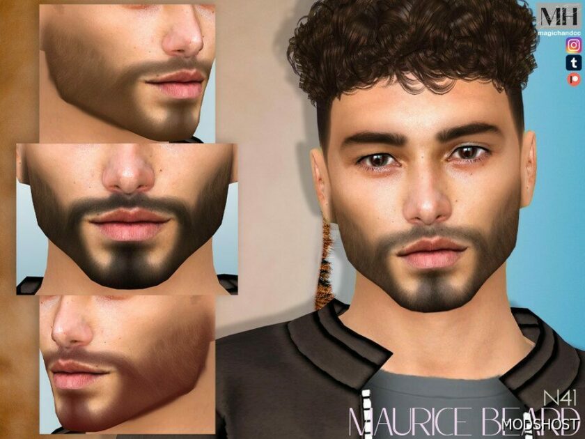 Sims 4 Maurice Beard N41 mod