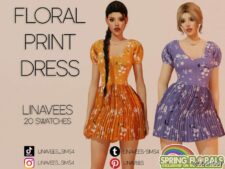 Sims 4 Female Clothes Mod: Sophie – Mini Dress (Image #2)