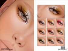 Sims 4 Glossy Eyeshadow N289 V2 mod