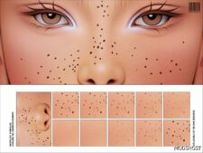 Sims 4 Makeup Mod: Details N57 Freckles (Featured)