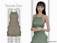 Sims 4 Elder Clothes Mod: Kennedy Dress – ACN 404 (Image #2)