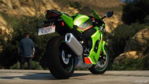 GTA 5 Vehicle Mod: Kawasaki Ninja ZX10R KRT Edition 2024 Add-On | Tuning | Liveries (Image #3)