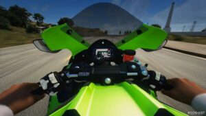 GTA 5 Vehicle Mod: Kawasaki Ninja ZX10R KRT Edition 2024 Add-On | Tuning | Liveries (Image #4)