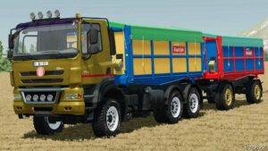 FS22 Tatra Phoenix Rudolph Tipper Truck + Trailer mod