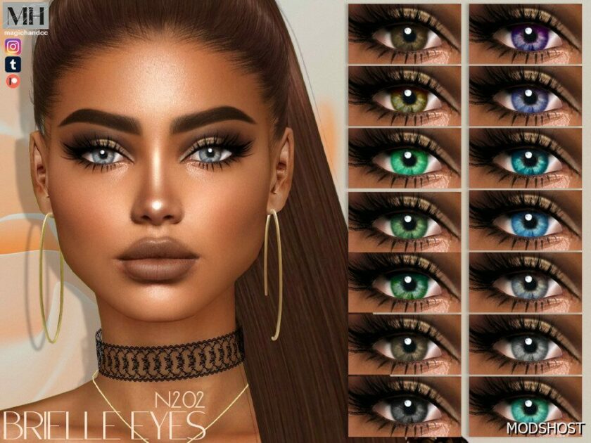 Sims 4 Brielle Eyes N202 mod