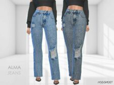 Sims 4 Alma Jeans mod