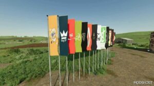 FS22 Flag Placeable Mod: Decorative Flags V1.1 (Image #2)