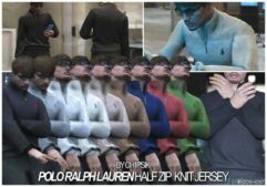 GTA 5 Player Mod: Polo Ralph Lauren Half ZIP Knit Jersey/Sweater MP Male (Image #2)