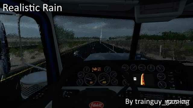 ATS Realistic Rain 1.49 mod