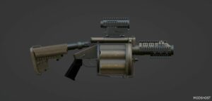 GTA 5 Weapon Mod: M32A1 Msgl EFT, Replace, Custom Ammo (Featured)