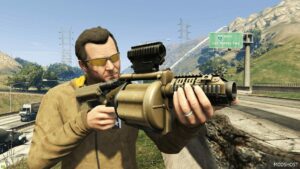 GTA 5 Weapon Mod: M32A1 Msgl EFT, Replace, Custom Ammo (Image #2)