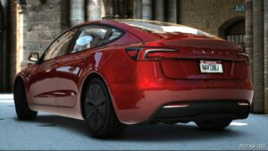 GTA 5 Tesla Vehicle Mod: 2024 Tesla Model 3 Add-On (Image #3)