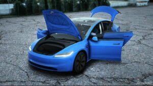 GTA 5 Tesla Vehicle Mod: 2024 Tesla Model 3 Add-On (Image #4)