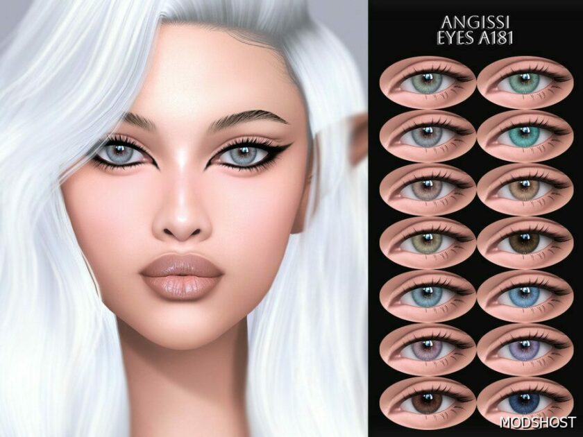 Sims 4 Eyes A181 mod