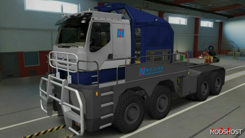 ETS2 Renault Truck Mod: Kerax Tractomas 8X8 V2.0 1.49 (Featured)