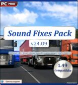 ETS2 Sound Fixes Pack v24.09 1.49 mod