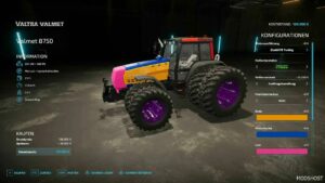 FS22 Valtra Tractor Mod: Valmet 8750 (Image #3)