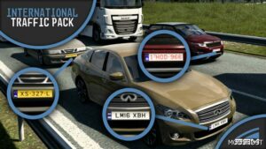 ETS2 International Traffic Pack by Elitesquad Modz – Add-On for AI Traffic Pack by Jazzycat 1.49 mod
