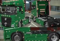 ETS2 Ford Part Mod: F-Max Sides Deflector Slots Addon 1.49 (Featured)