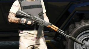 GTA 5 Weapon Mod: EFT AK 74M Animated V3.0