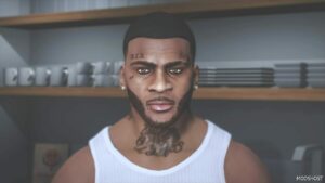 GTA 5 Player Mod: NEW Face for Franklin (Featured)
