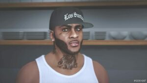 GTA 5 Player Mod: NEW Face for Franklin (Image #2)