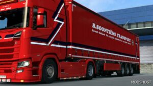 ETS2 B.soontiens Transport Skin for Scania S by Player Thurein mod
