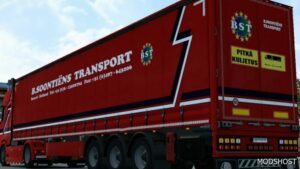 ETS2 Scania Mod: B.soontiens Transport Skin for Scania S by Player Thurein (Image #2)