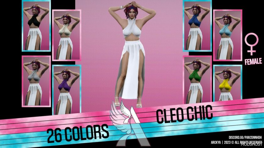 GTA 5 Cleo Chic – MP Female – Textures mod