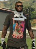 GTA 5 Player Mod: Cali Themed Chain for Franklin V1.1 (Image #4)