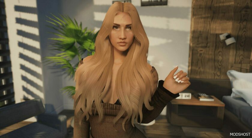 GTA 5 Evelyn Hair for MP Female mod