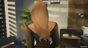 GTA 5 Player Mod: Evelyn Hair for MP Female (Image #2)