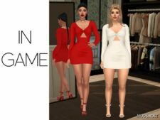 Sims 4 Hailey – Mini Dress mod
