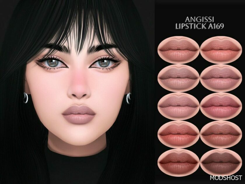 Sims 4 Lipstick A169 mod