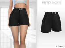 Sims 4 Everyday Clothes Mod: Belted Shorts (Featured)