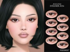 Sims 4 Eyeliner A154 mod