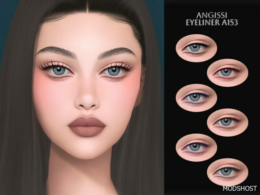 Sims 4 Eyeliner A153 mod