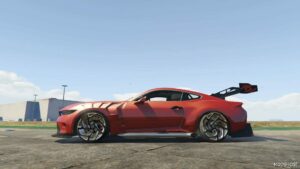 GTA 5 Ford Vehicle Mod: 2024 Ford Mustang GT3 Add-On (Featured)