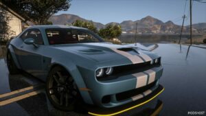 GTA 5 Dodge Vehicle Mod: Challenger Hellcat Widebody 2021 Add-On / Fivem | Animated | Tuning (Image #3)