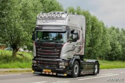 ETS2 RJL Mod: Scania RJL ROY VAN Merode Transport Skin (Featured)