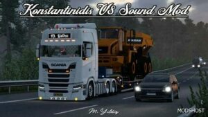 ETS2 Konstantinidis V8 Sound Mod V17.04.2024 mod