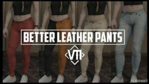 GTA 5 Better Leather Pants for Mpfemales mod