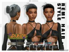 Sims 4 Remi Hairstyle mod