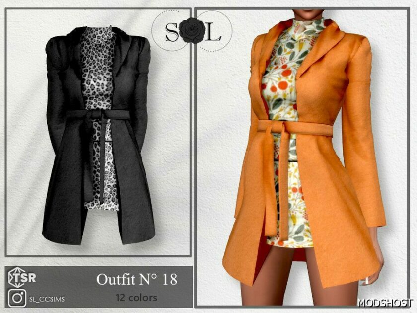 Sims 4 Sl_Outfit #18 mod
