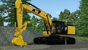 FS22 Caterpillar Forklift Mod: 336F and Caterpillar 336NG Fixed (Featured)