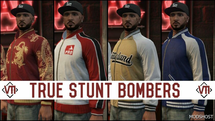 GTA 5 True Stunt Bombers mod